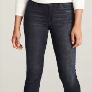 Abercrombie & Fitch Dark Wash The Harper Low Rise Zipper Ankle Jeans 2 / 26